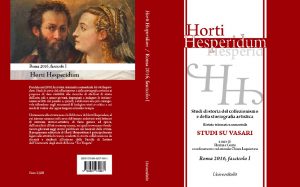copertina «Horti Hesperidum» 2016-1